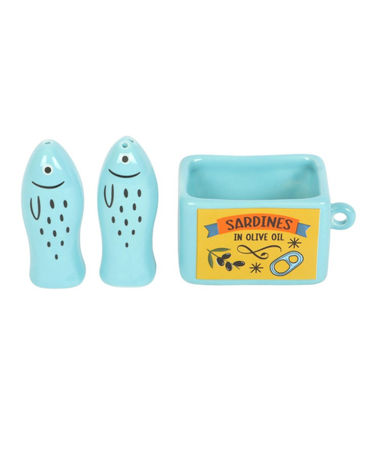 Sardines In Tin Salt And Pepper Set