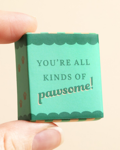Sausage Dog Ceramic Token In Matchbox