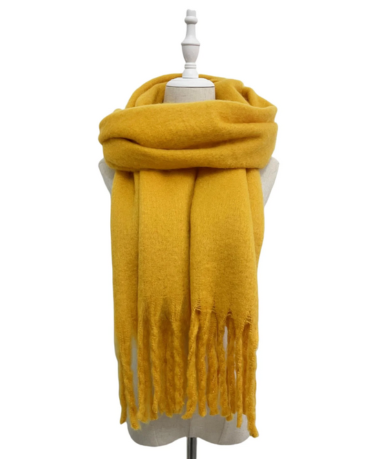 Plain Blanket Scarf Assorted Colours