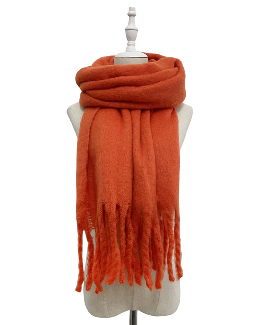 Plain Blanket Scarf Assorted Colours