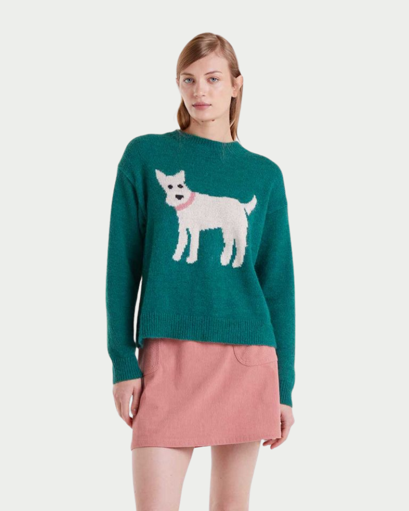 Scotty Dog Teal Jumper Compania Fantastica
