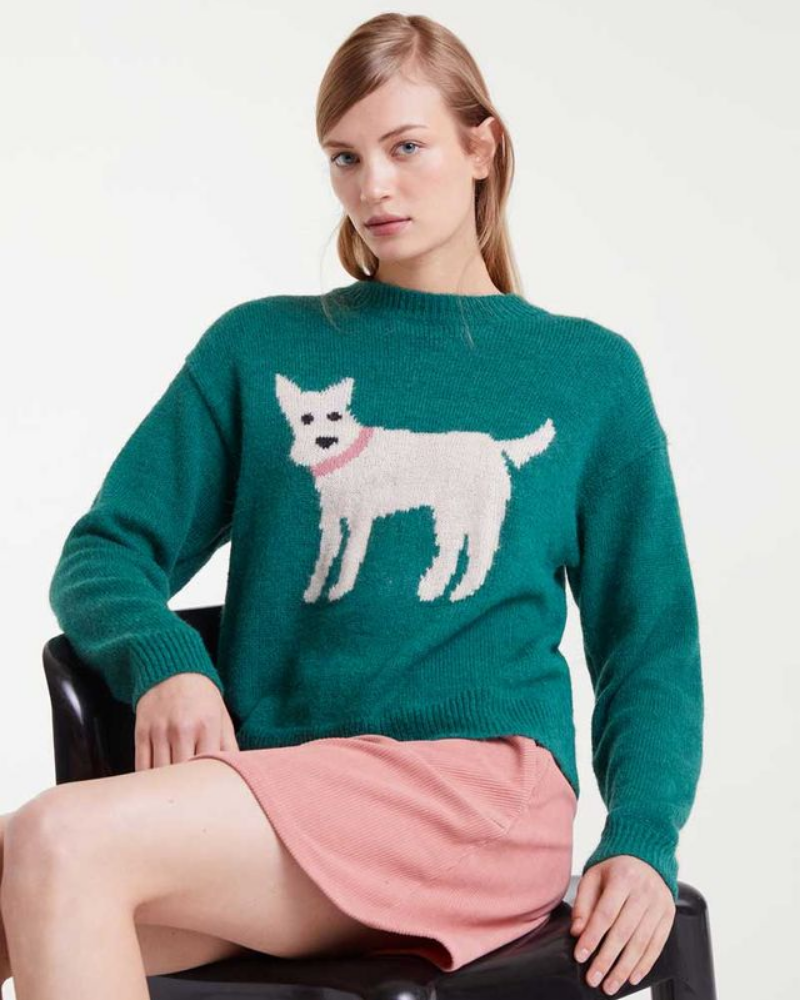 Scotty Dog Teal Jumper Compania Fantastica