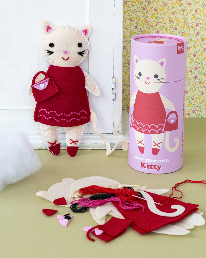 Sew Your Own Cat Craft Kit