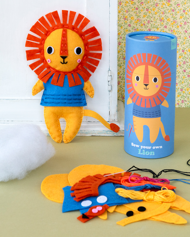 Sew Your Own Lion Craft Kit