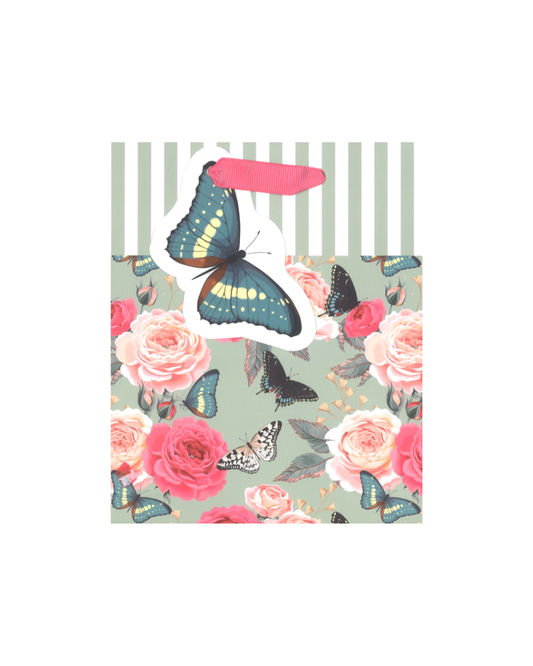 Butterfly Florals Gift Bag