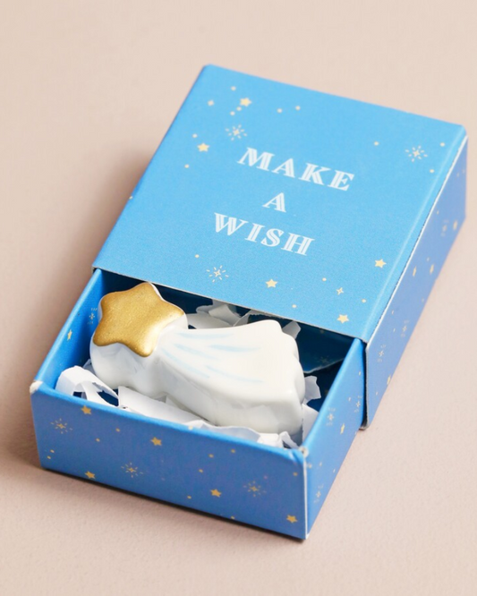Shooting Star Ceramic Token In Matchbox