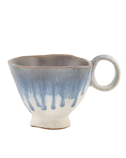 Colette Ceramic Tea Cup in Assorted Colours