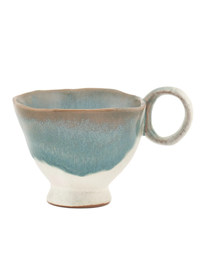 Colette Ceramic Tea Cup in Assorted Colours