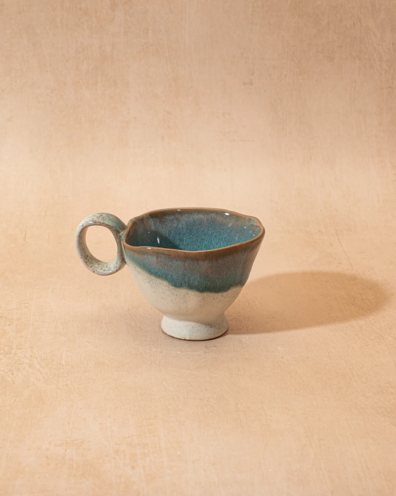Colette Ceramic Tea Cup in Assorted Colours