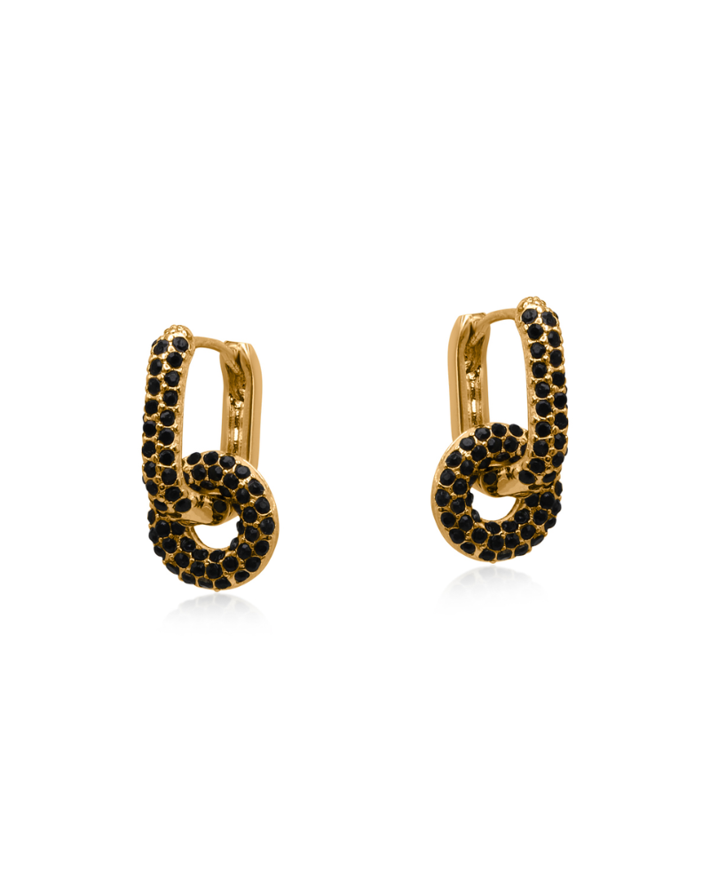 Siren Gem Huggie Earrings