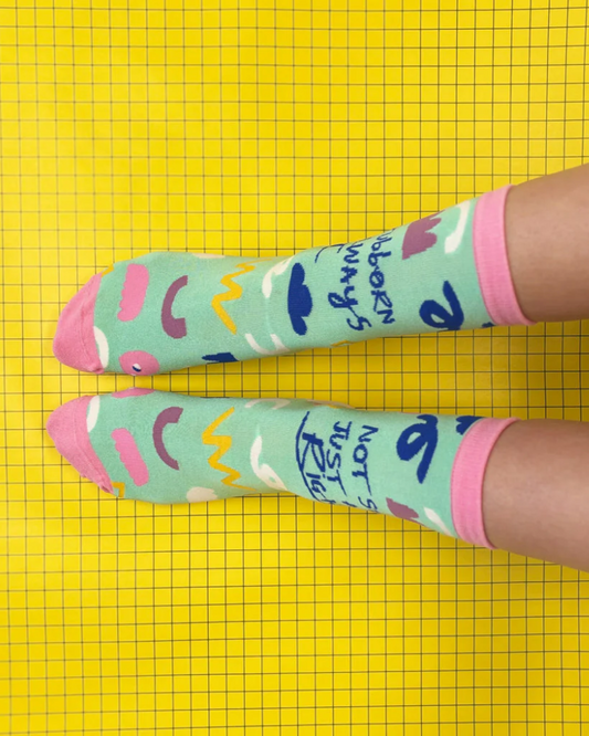 Small Talk "Not Stubborn Just Always Right" Socks