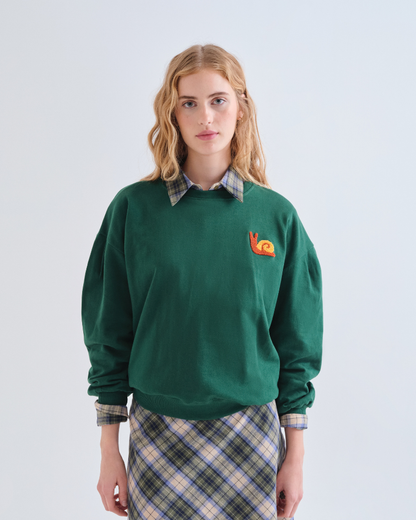 Snail Tufted Sweatshirt