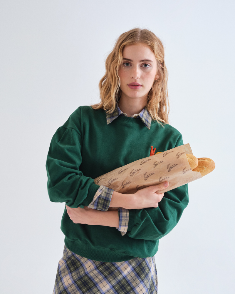 Snail Tufted Sweatshirt