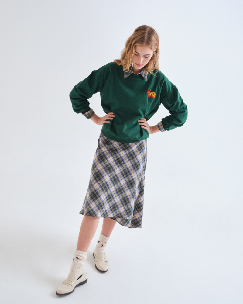 Snail Tufted Sweatshirt