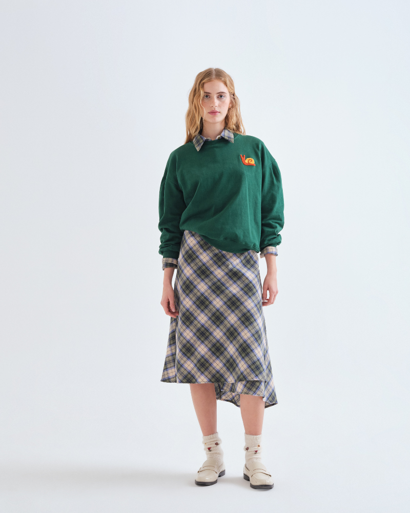 Snail Tufted Sweatshirt