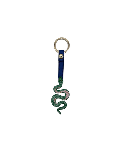 Snake Inked Vegan Leather Keyring