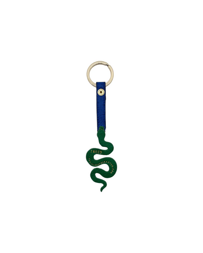 Snake Inked Vegan Leather Keyring