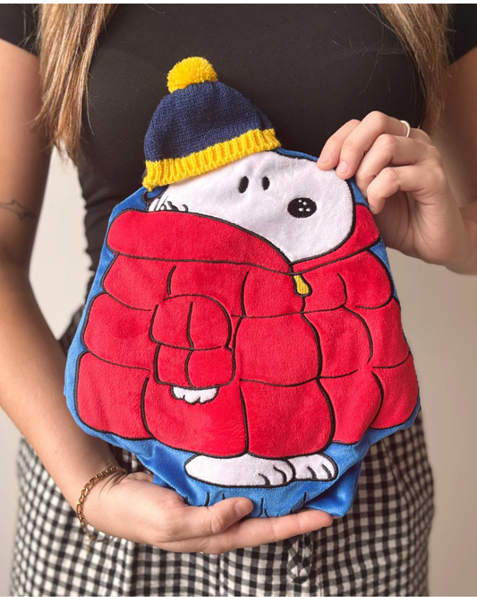 Peanuts Snoopy Puffa Jacket Hot Water Bottle