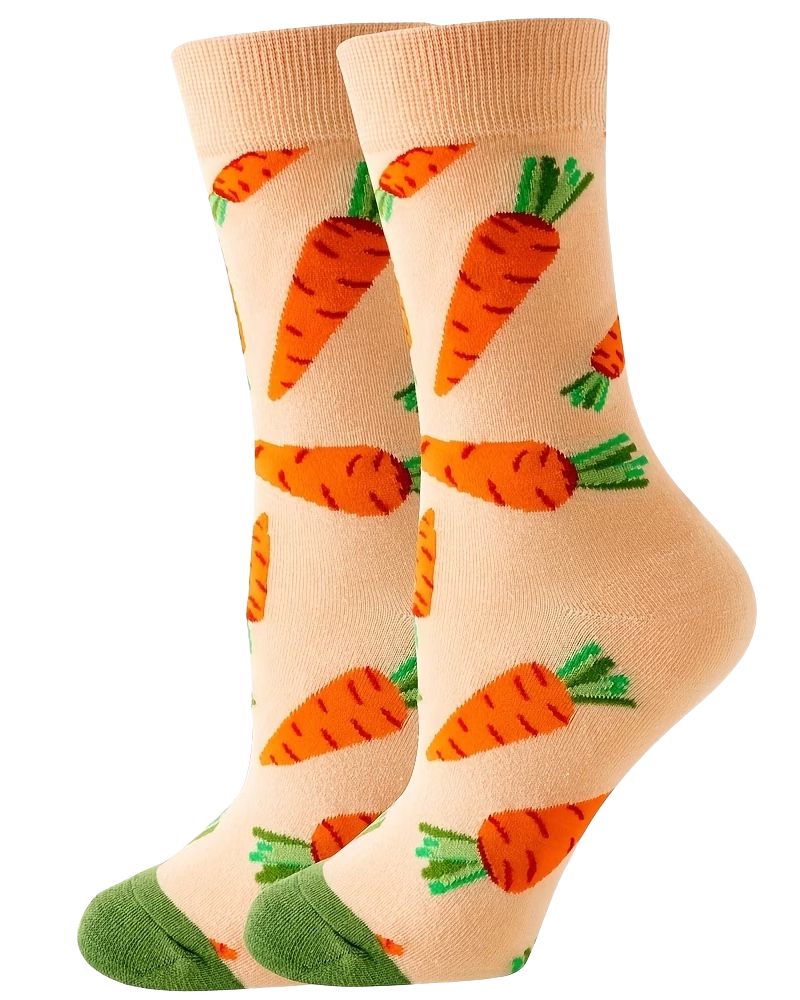 Carrot Gardener Socks