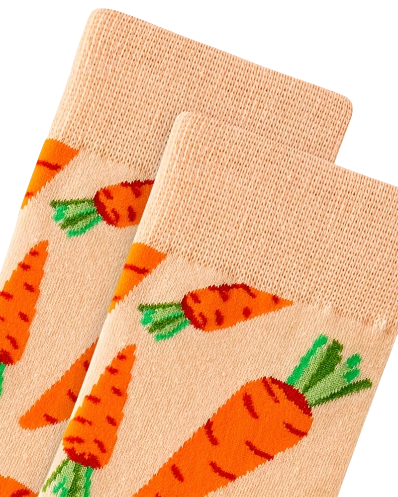 Carrot Gardener Socks