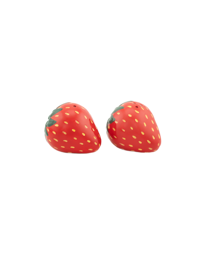 Strawberry Salt And Pepper Shakers Set