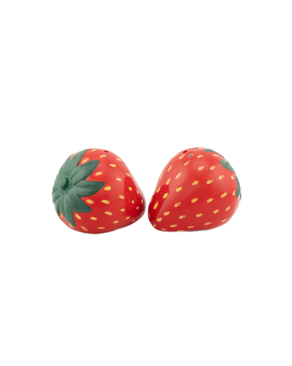 Strawberry Salt And Pepper Shakers Set