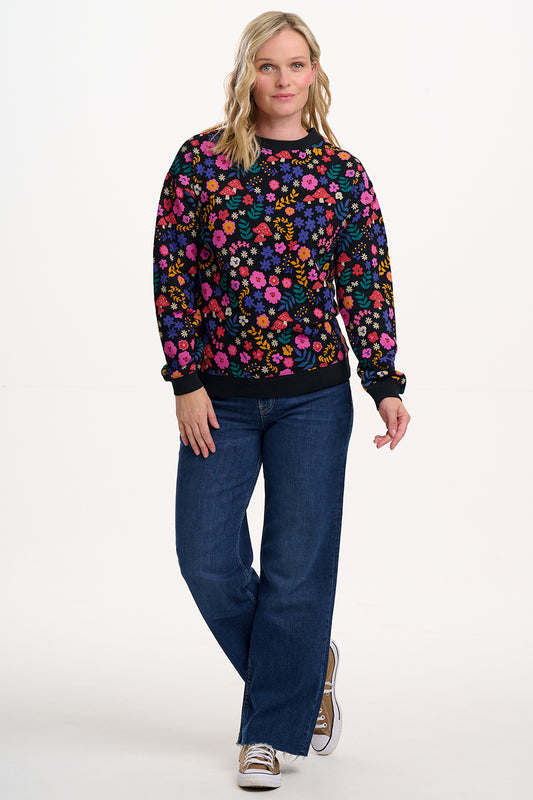 Noah Sweatshirt In Mushroom Floral