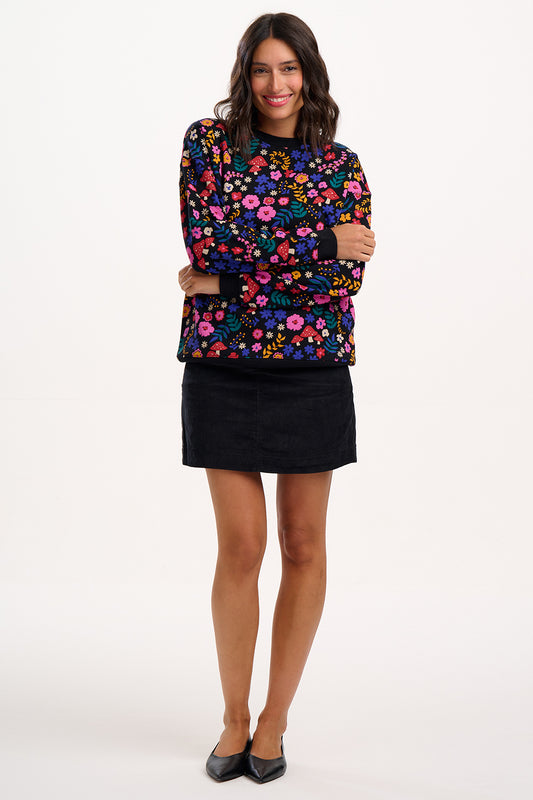Noah Sweatshirt In Mushroom Floral