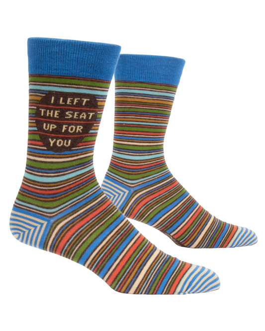 I Left the Seat Up Men's Socks