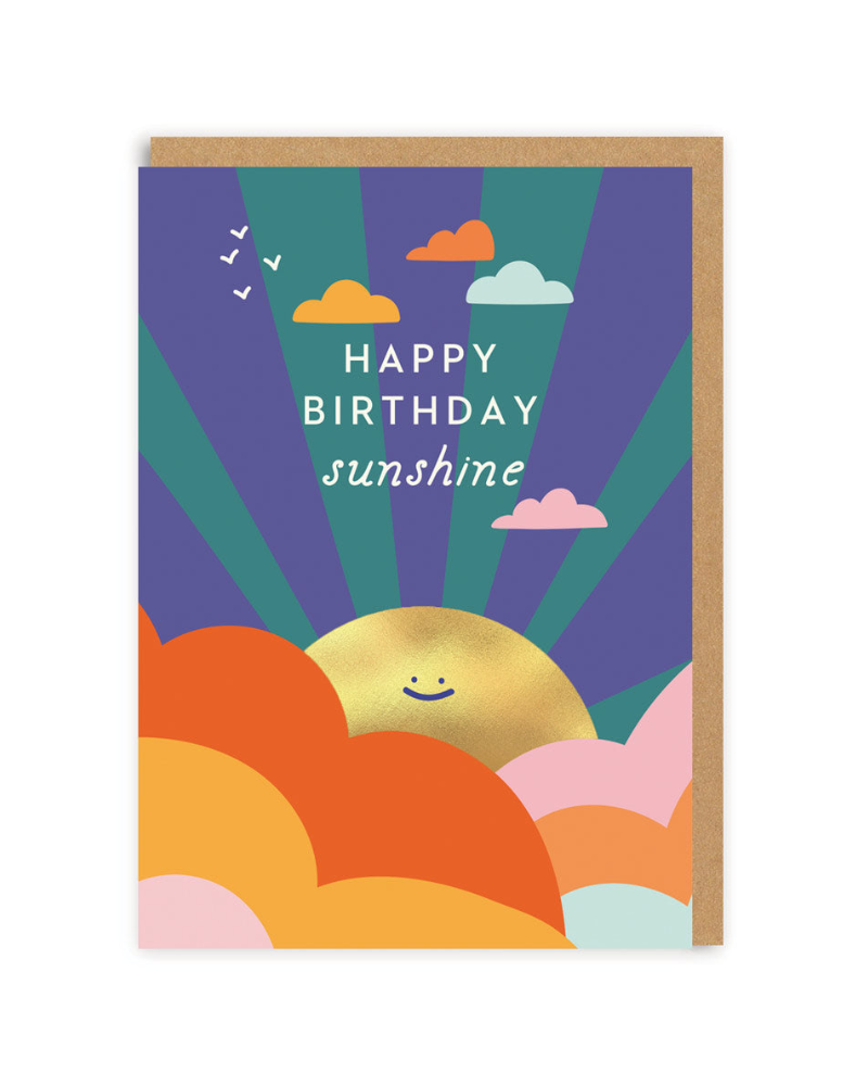 Sunshine And Clouds Birthday Card