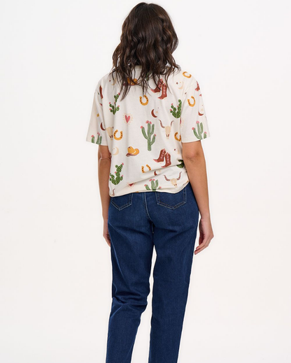 Kinsley Cowgirl Relaxed T-Shirt By Sugarhill Brighton