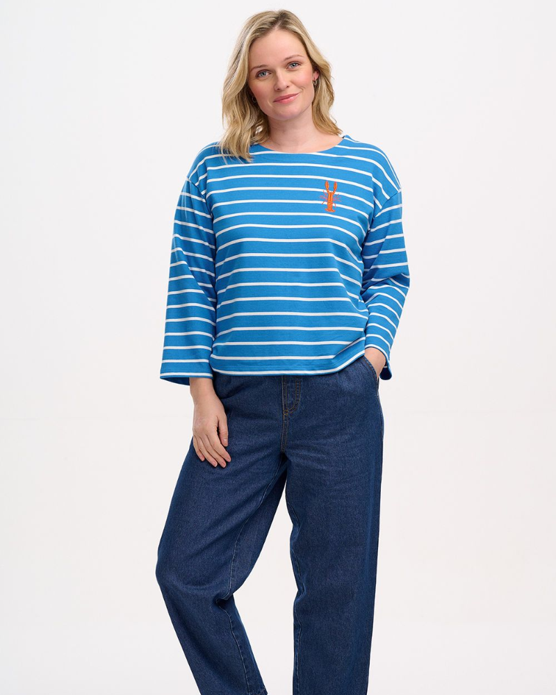 Billie Breton Lobster Stripe Top