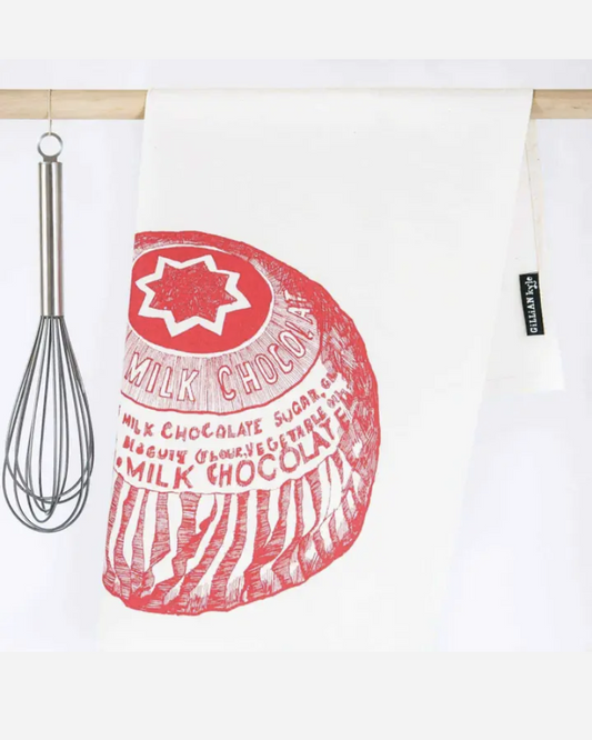 Tunnock's Teacake Tea Towel By Gillian Kyle