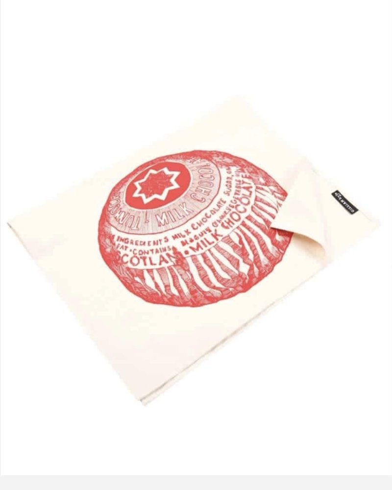 Tunnock's Teacake Tea Towel By Gillian Kyle