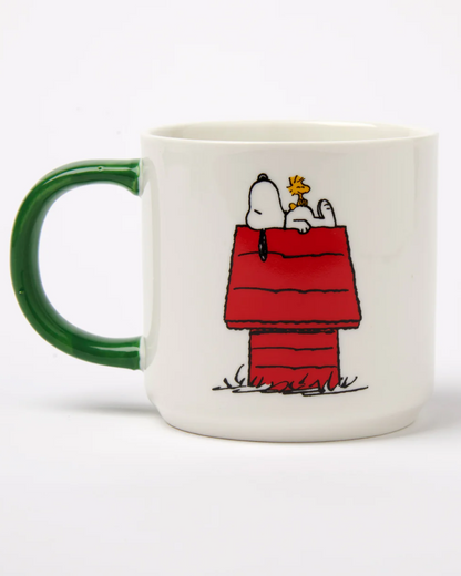 Peanuts Snoopy Gang And House Mug