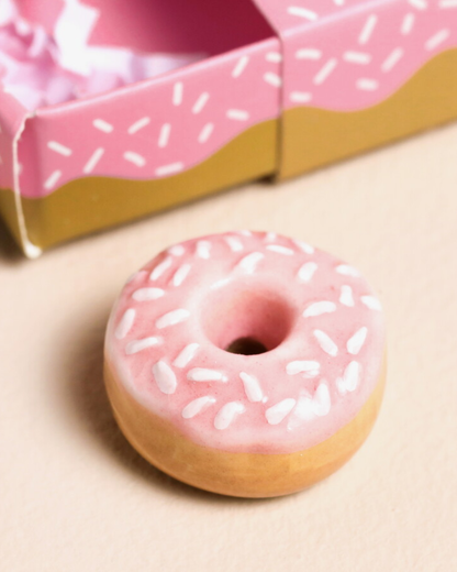 Doughnut Ceramic Token In Matchbox