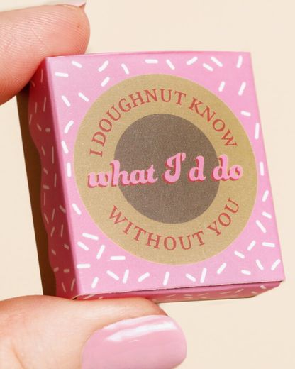 Doughnut Ceramic Token In Matchbox