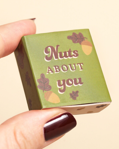 Squirrel Tiny Ceramic Token In Matchbox