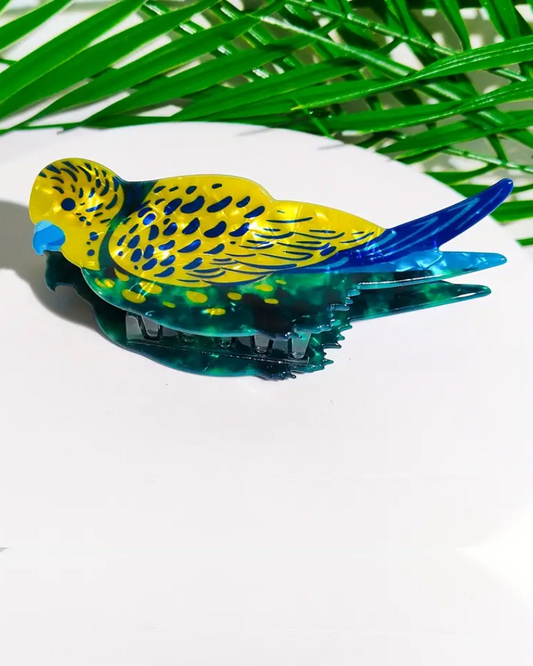 Tropical Parrot Hair Claw