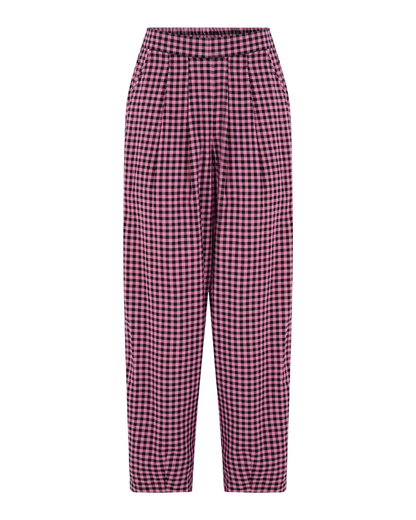 Tyler Pink Gingham Check Trousers
