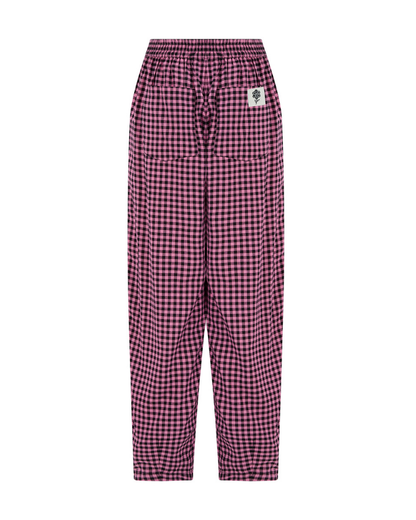 Tyler Pink Gingham Check Trousers