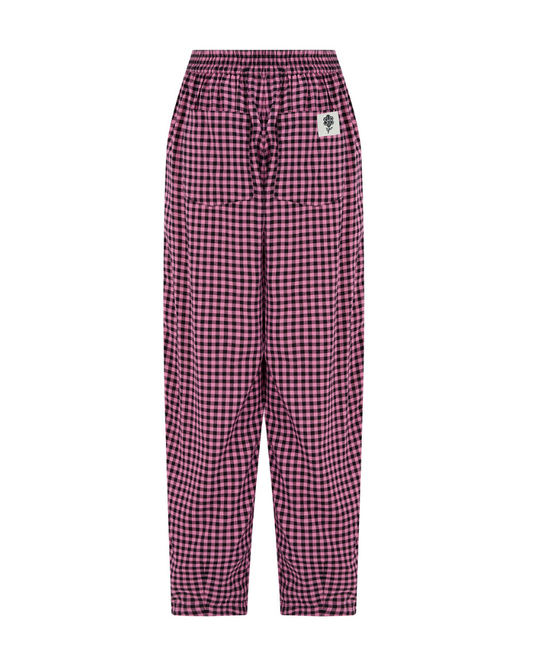 Tyler Pink Gingham Check Trousers
