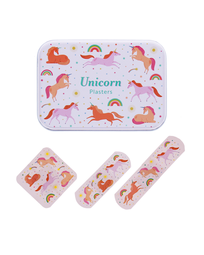 Children's Unicorn Plasters in a Tin