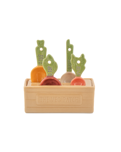 Vegetable Measuring Spoons In Crate Set