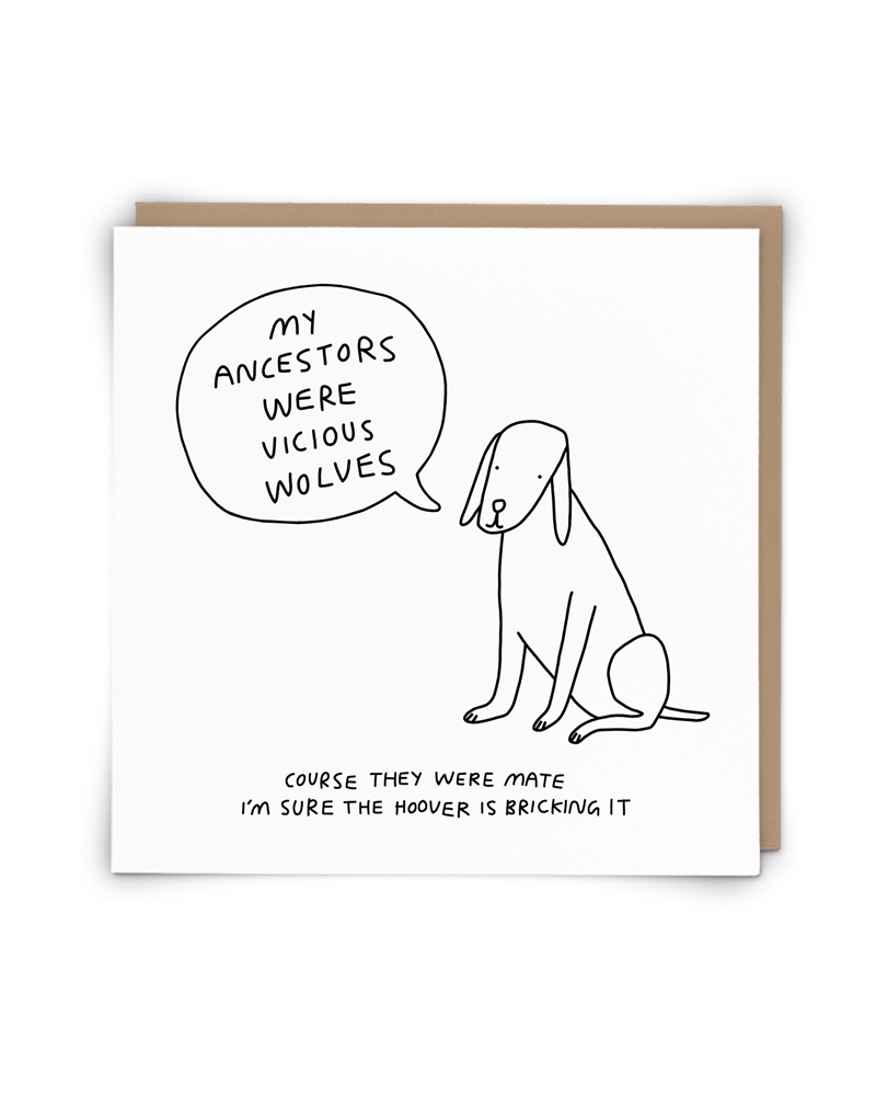 Vicious Wolves Greeting Card