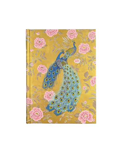 Victorian Peacock Gilded Journal