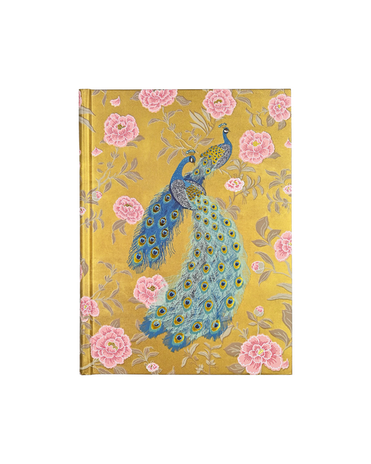 Victorian Peacock Gilded Journal