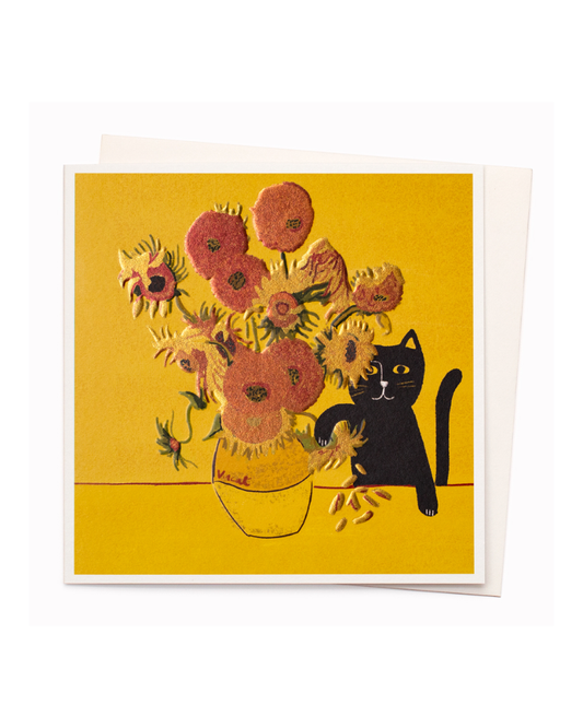 Vincent Cat Greeting Card