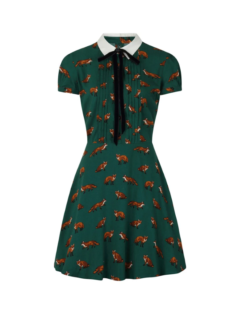 Vixey Foxy Dress In Green