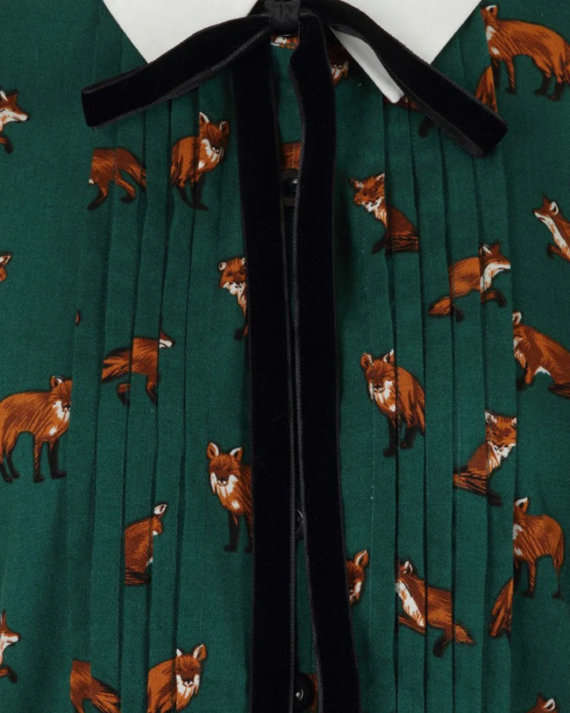 Vixey Foxy Dress In Green
